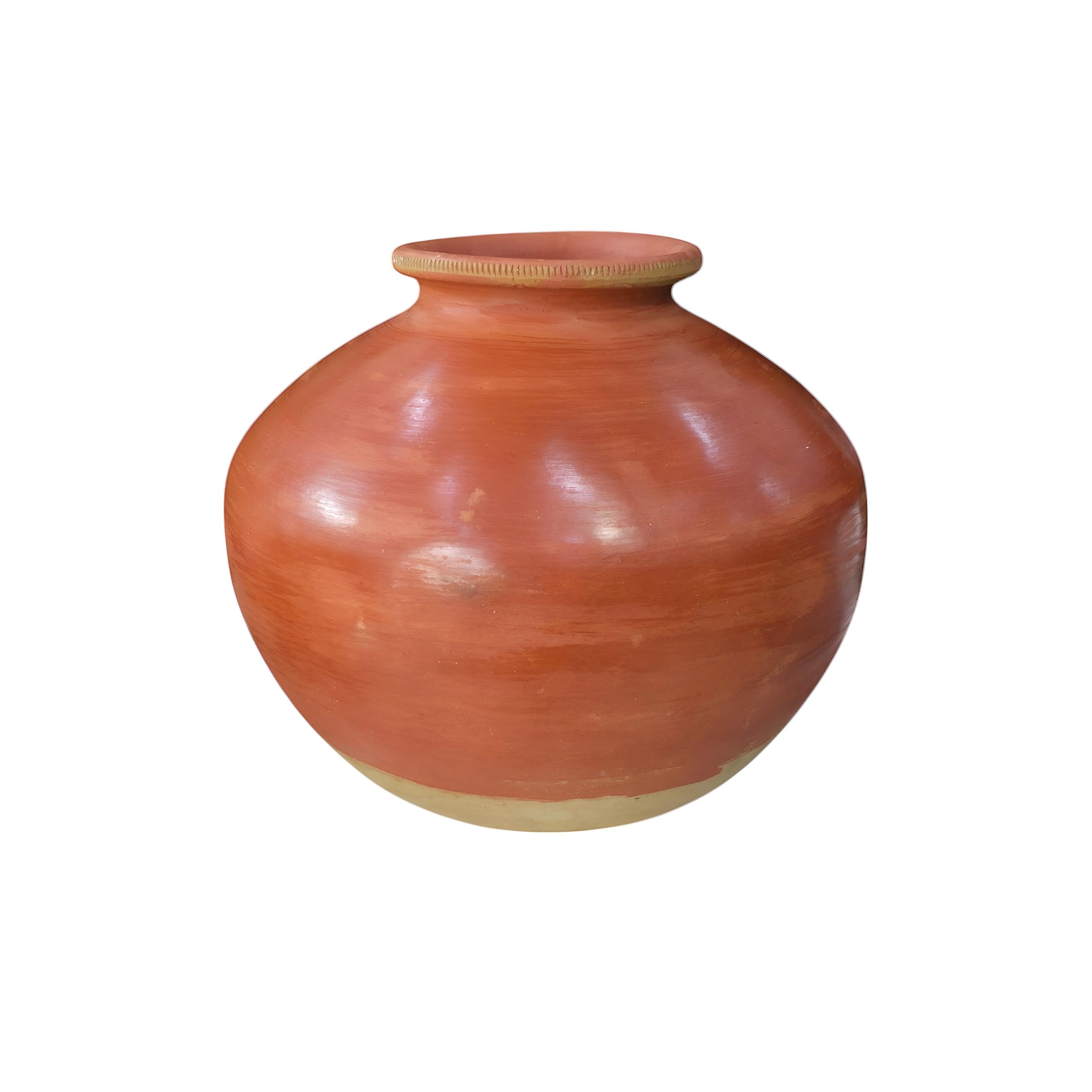 CLAY WATER POT WITH LID AND TAP