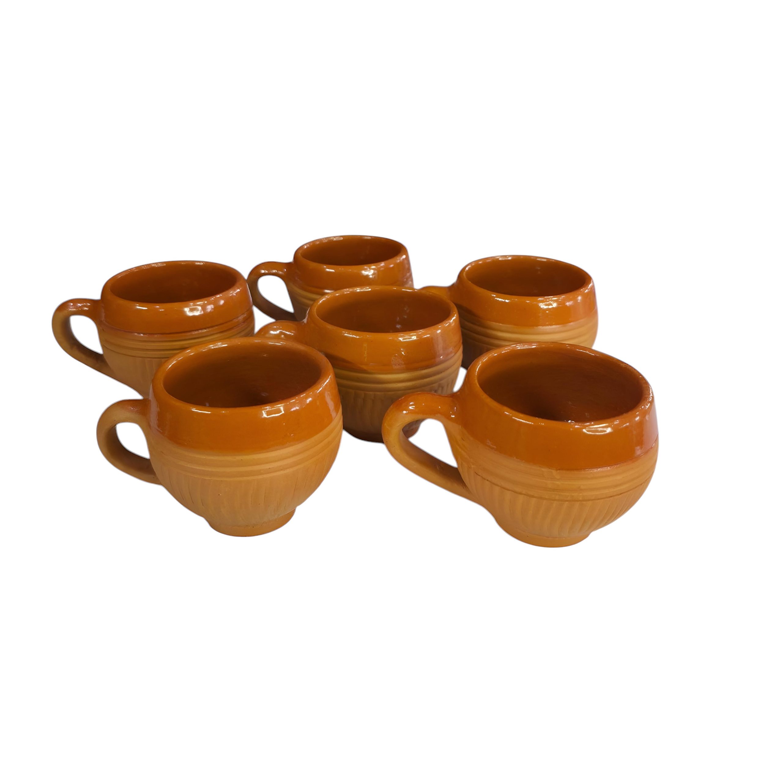 Clay Cup with Glazed 100ml