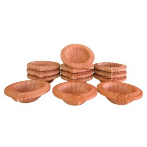 Clay Diya with design big size