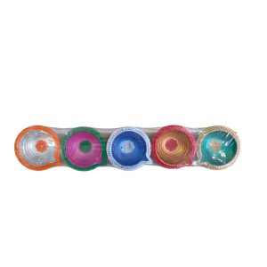 Painted oil lamp 5pcs