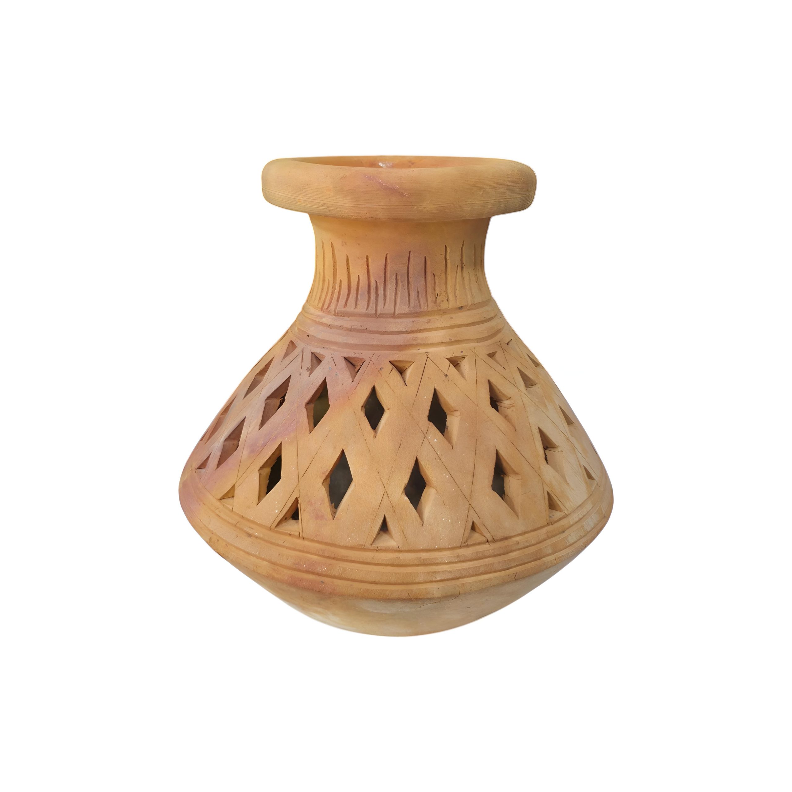 Terracotta vase