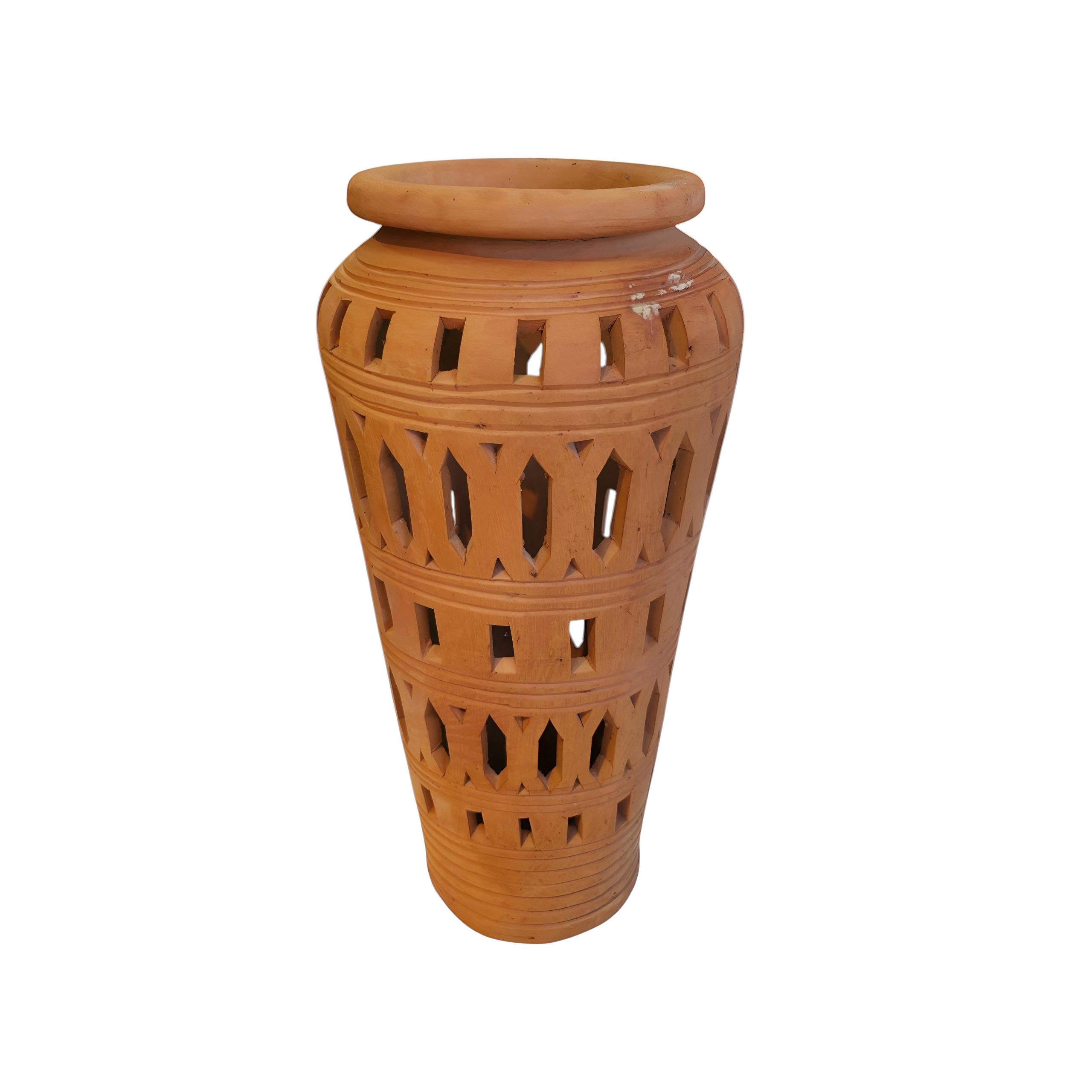 Terracotta vase