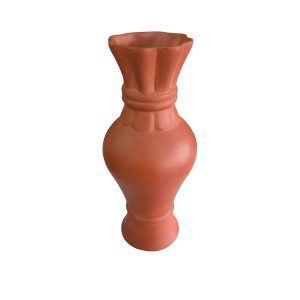 clay flower vase
