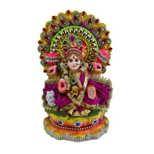Clay Luxmi Murti WITH RHINESTONE DECORATION