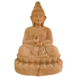 Clay buddha murti