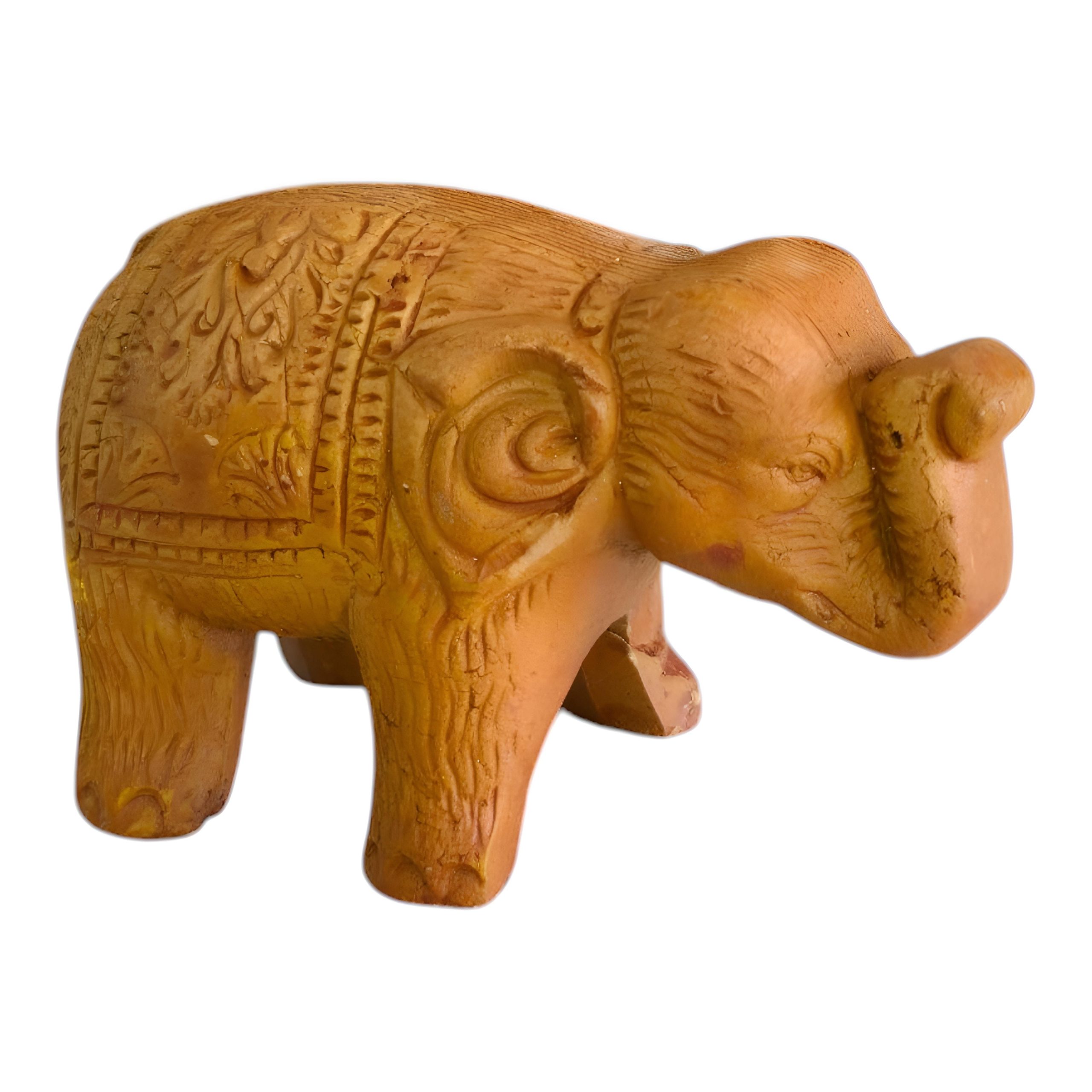 Clay Elephant souvenir 12cm